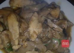 (懒人版)蘑菇炒肉的做法图解3