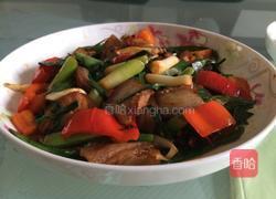 蒜苗回锅的做法图解3