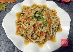 凉拌金针菇的做法图解11