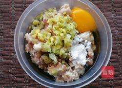 金银珍珠丸子的做法图解3