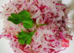 凉拌红皮萝卜的做法图解5