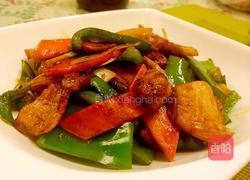 青椒胡萝卜烧肉的做法图解7
