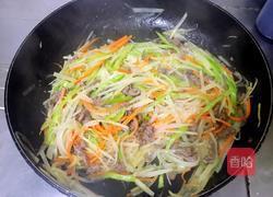 三丝炒牛肉的做法图解9