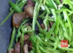 青椒丝炒肉的做法图解4