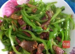 青椒丝炒肉的做法图解5