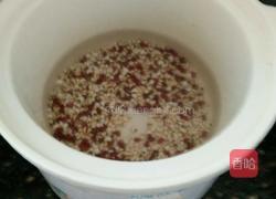 红豆苡米粥的做法图解1