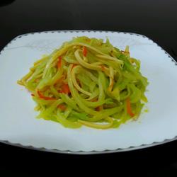 莴苣丝炒百叶的做法[图]
