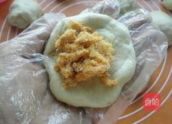 卡仕达香蕉肉松面包的做法图解9