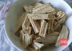 黄瓜炒腐竹的做法图解2