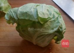 醋溜包菜的做法图解1