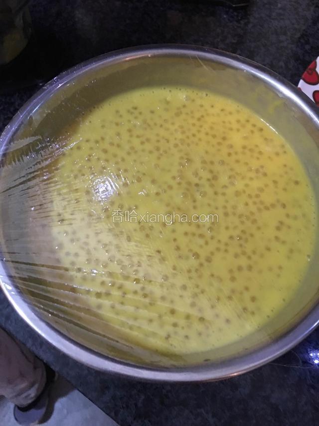 封好保鲜膜放冰箱冷藏口感更佳