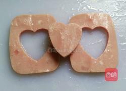 爱心火腿蛋的做法图解3