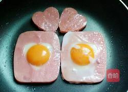 爱心火腿蛋的做法图解5