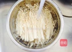 油泼金针菇的做法图解2