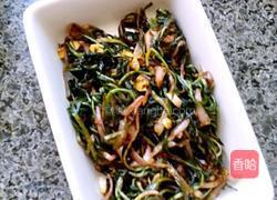  凉拌婆婆丁的做法图解4