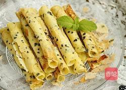 黑芝麻蛋卷的做法图解14