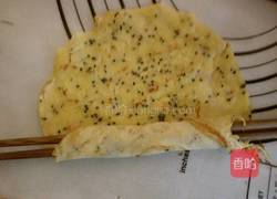 黑芝麻蛋卷的做法图解9