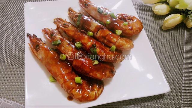 茄汁油焖虾