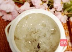 桃胶银耳莲子糖水的做法图解5
