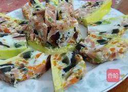 家菜*五彩蒸蛋膏的做法图解12