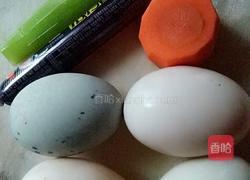 家菜*五彩蒸蛋膏的做法图解1