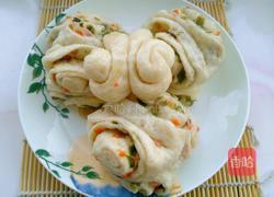 香葱火腿花卷的做法图解12