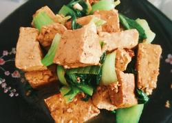 豆腐烧油菜