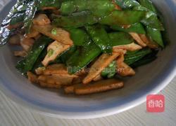 豌豆格炒香干的做法图解5