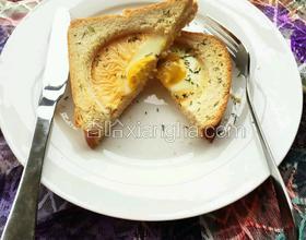 芝士太陽蛋烤吐司