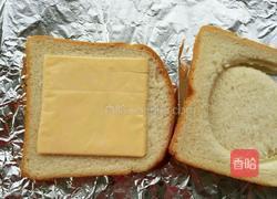 芝士太阳蛋烤吐司的做法图解3