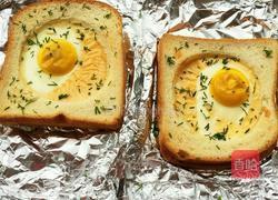 芝士太阳蛋烤吐司的做法图解8