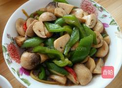 油焖草菇的做法图解5