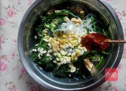 凉拌菠菜粉丝的做法图解5