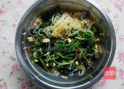 凉拌菠菜粉丝的做法图解7