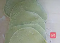 菠菜玫瑰花卷花式馒头的做法图解8