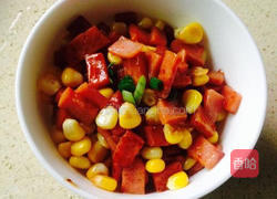 三色蛋炒饭的做法图解3