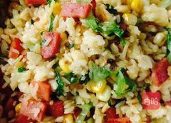 三色蛋炒饭的做法图解5