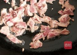 扁豆炒肉片的做法图解3