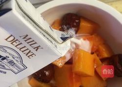 木瓜牛奶红枣甜品的做法图解4