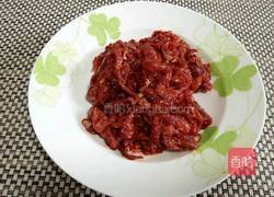 蒜苔牛肉丝的做法图解2
