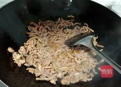 蒜苔牛肉丝的做法图解3