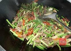 蒜苔牛肉丝的做法图解8