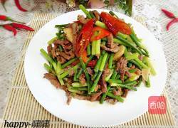 蒜苔牛肉丝的做法图解9