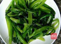 白灼小白菜的做法图解3