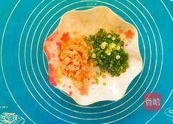 香葱火腿肉松咸饼干的做法图解1