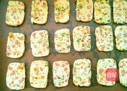 香葱火腿肉松咸饼干的做法图解10