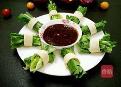 麻汁莴笋叶的做法图解10