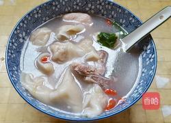 猪肉鲜虾大云吞的做法图解8