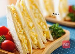 美乃滋鸡蛋三文治的做法图解5