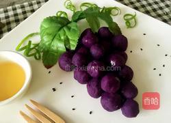 蜂蜜紫薯小葡萄的做法图解8